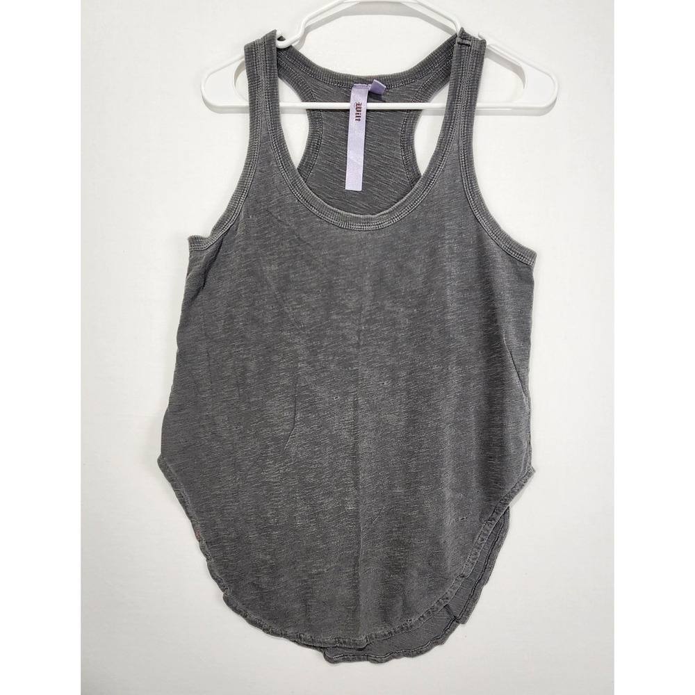 Wilt Women's Gray Racerback Tank Top